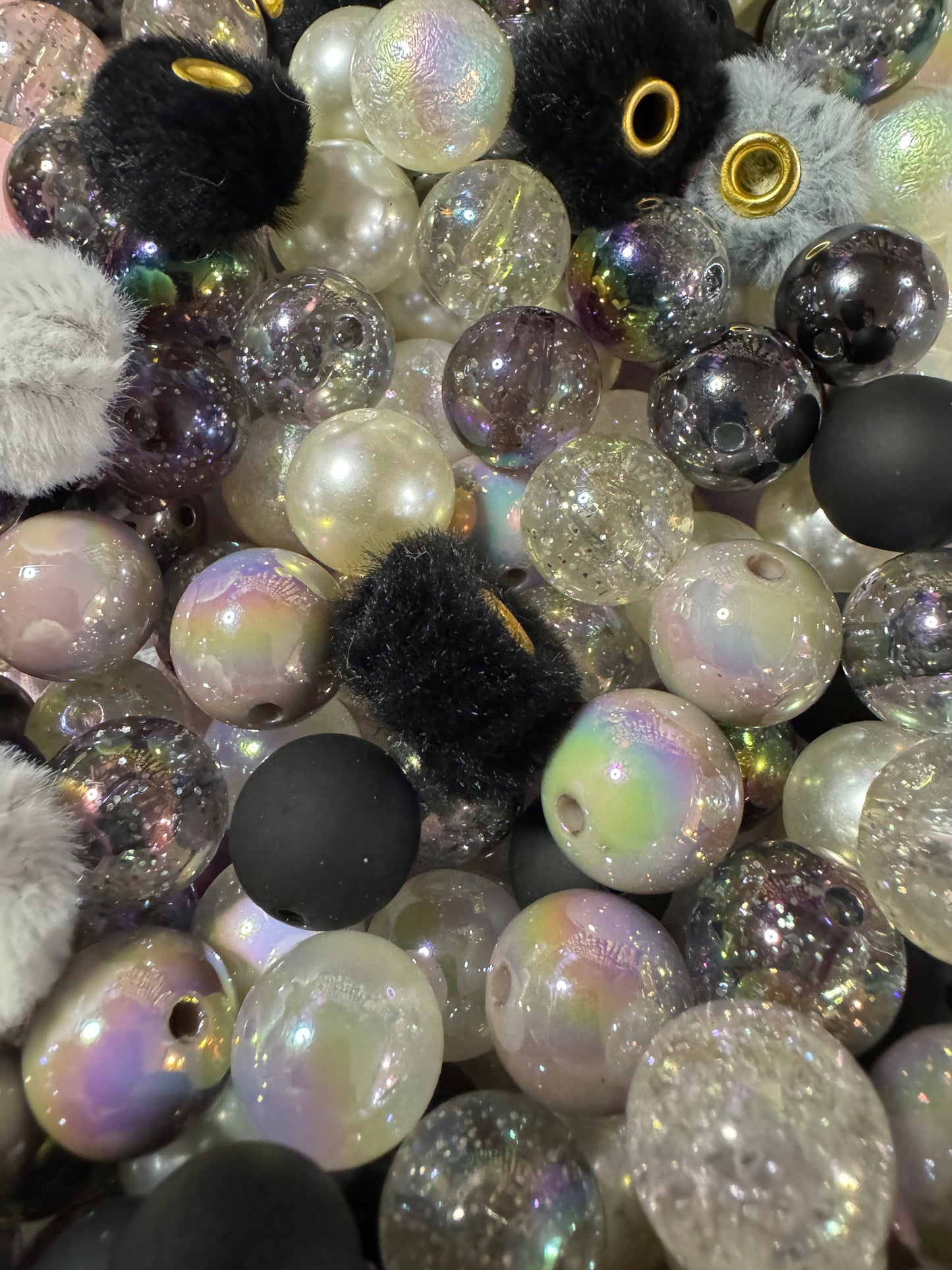 16MM Acrylic Color Bead Mixes- 15ct Bead Pack