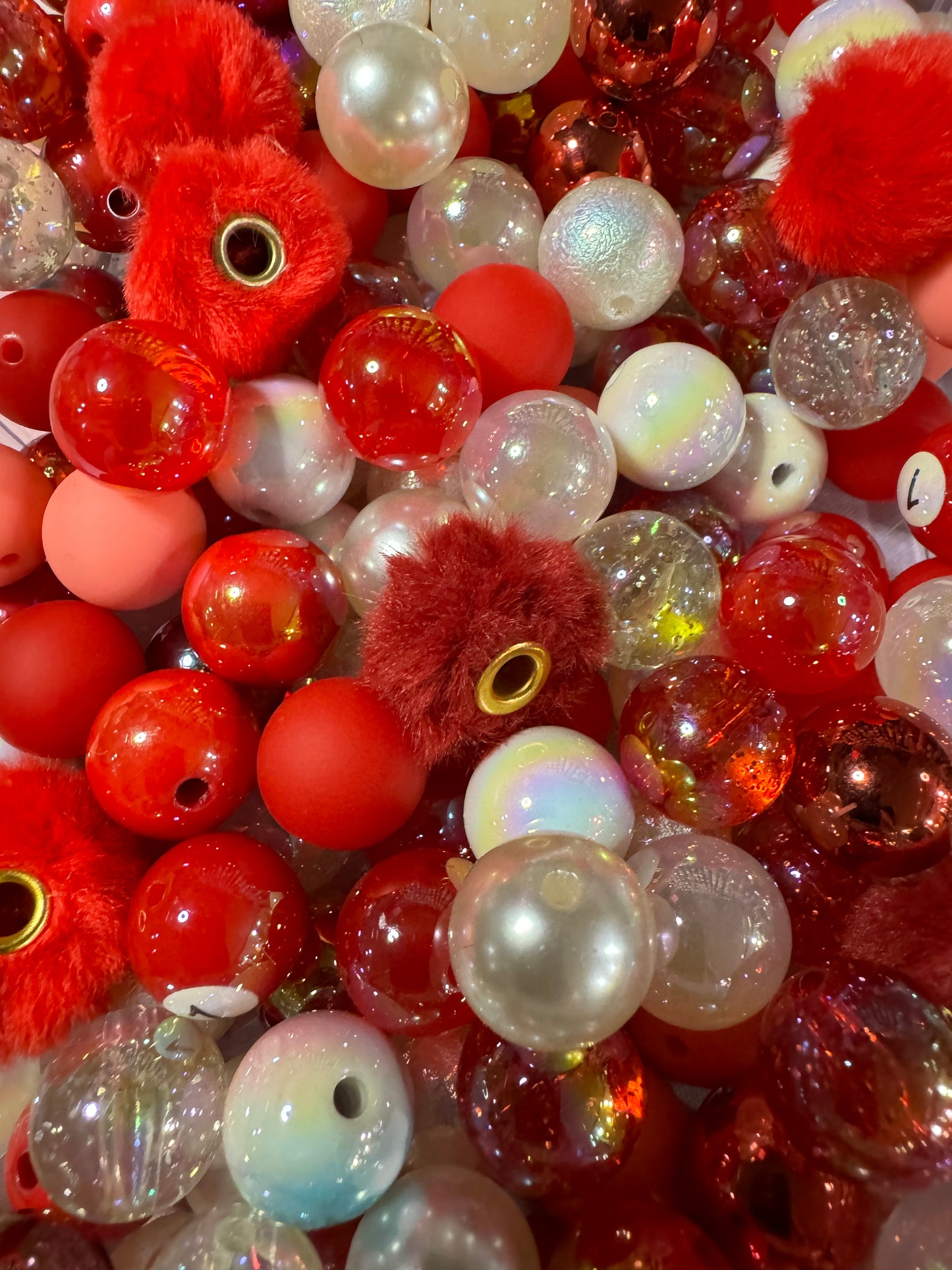16MM Acrylic Color Bead Mixes- 15ct Bead Pack