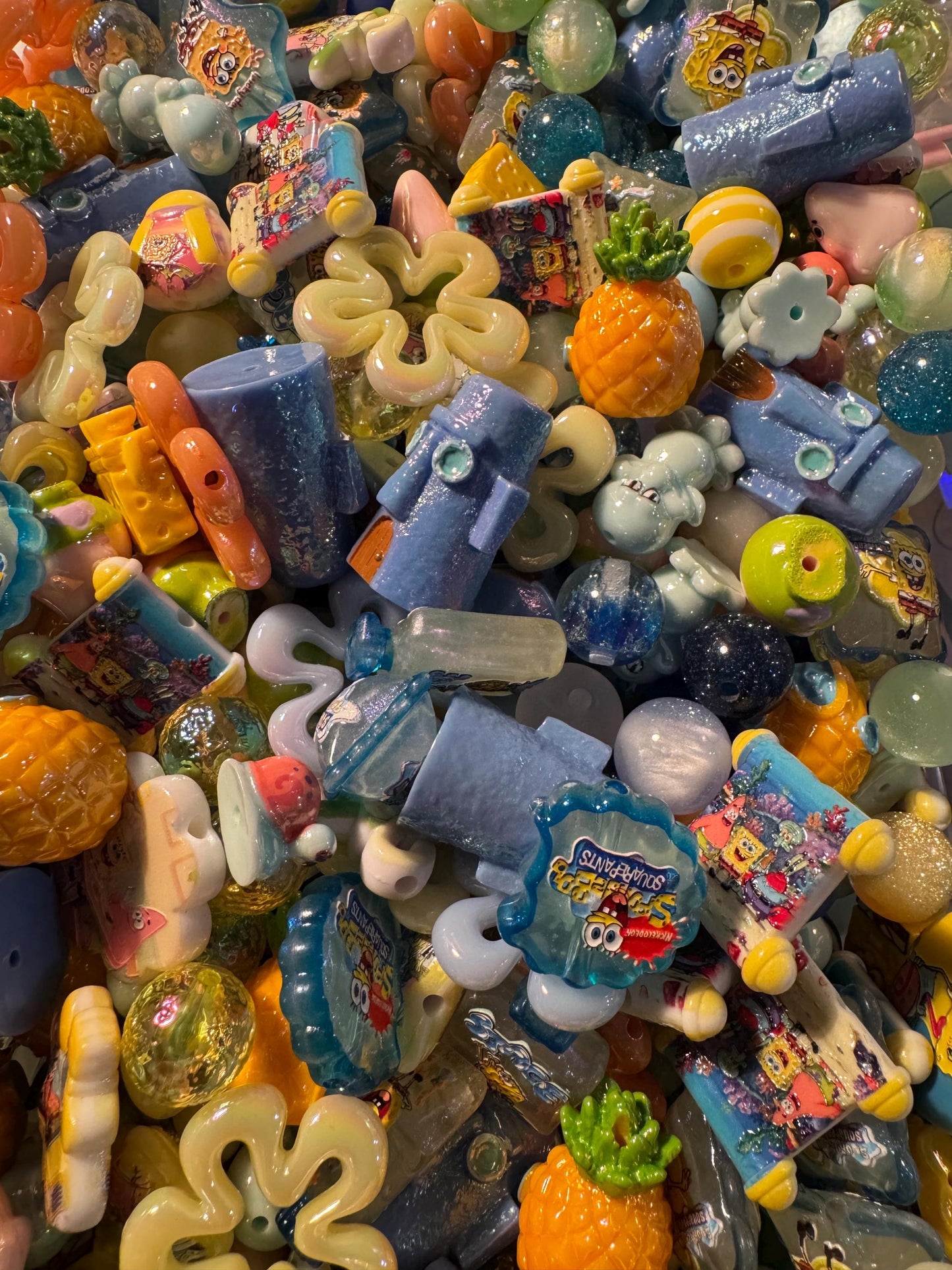 01- Custom Character Mixes - Acrylic Bead Mix ,DIY for Chunky Keychains, Phone and Bag chains!-