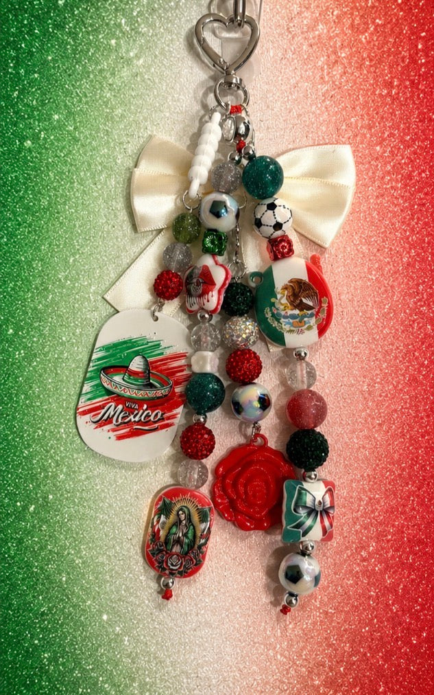 1A- Mexico Soccer Bag Charm