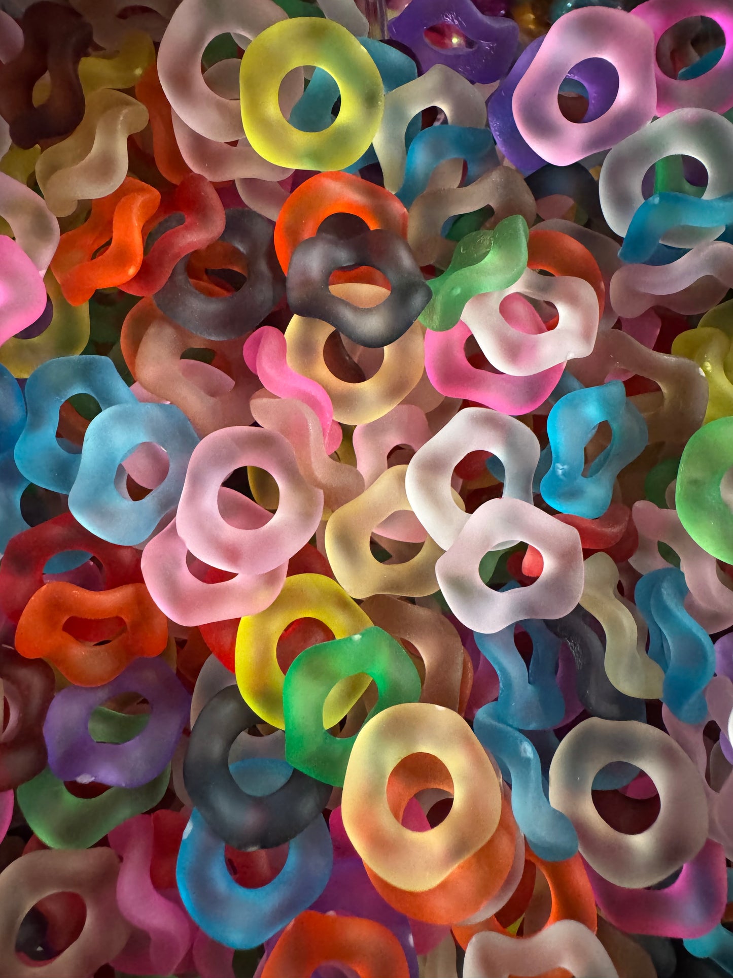 16MM Wavy Spacers Assorted Styles -25pc Pack