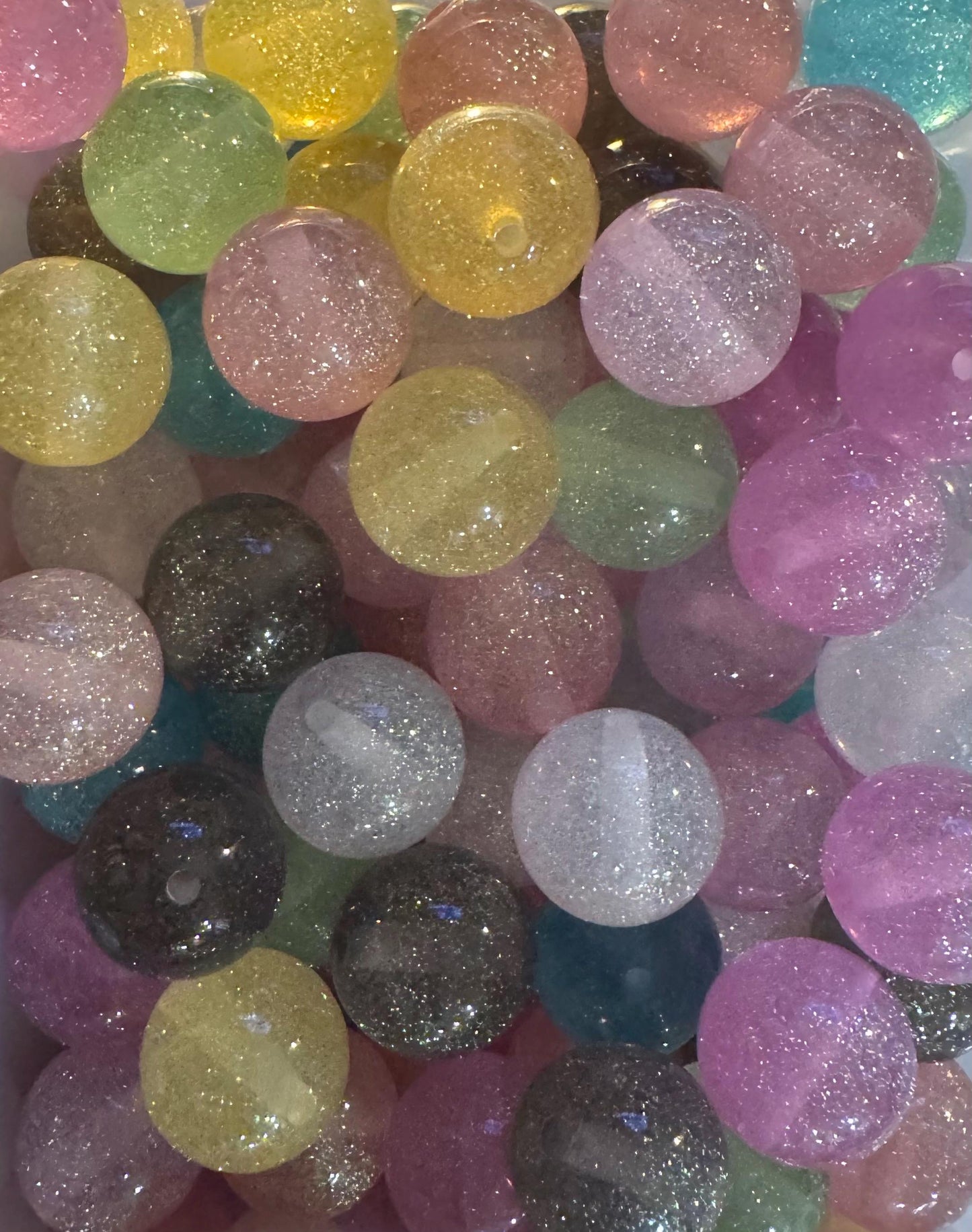 16MM Acrylic Beads Mixes  for Pens & Keychains -15pc mix