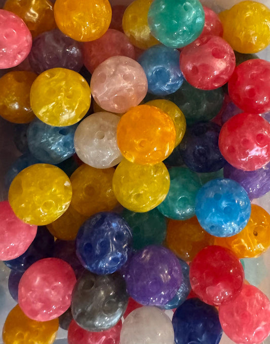 16MM Acrylic Beads Mixes  for Pens & Keychains -15pc mix