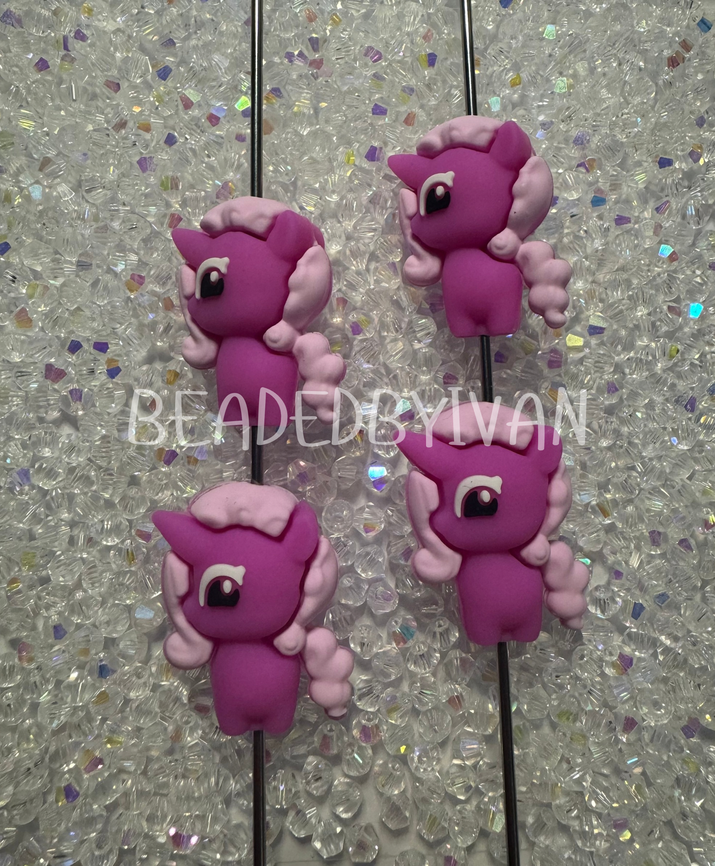 3D Pony-2Pc Beads