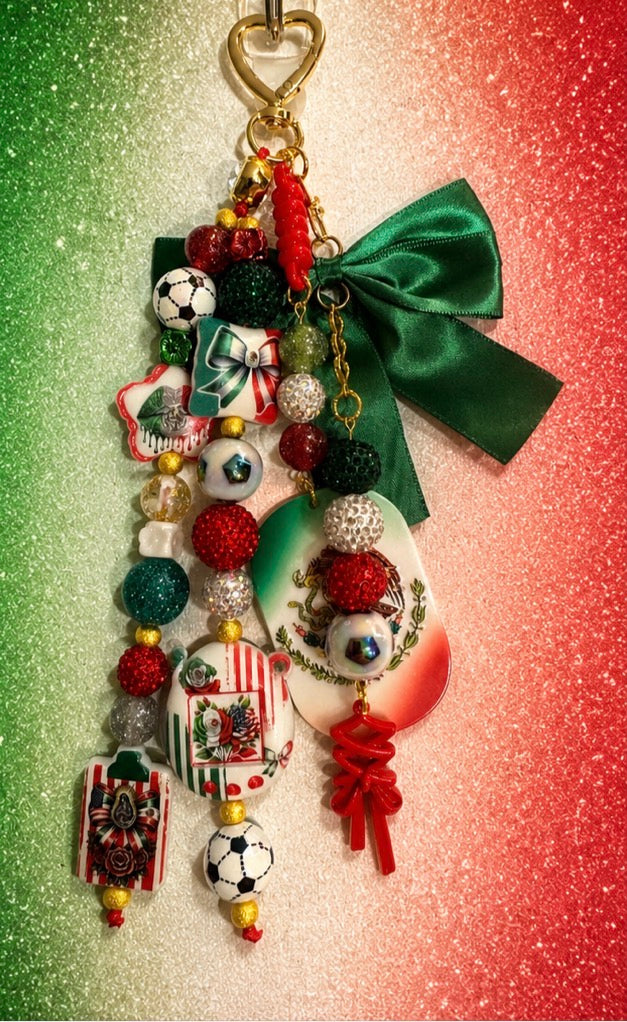 1A- Mexico Soccer Bag Charm