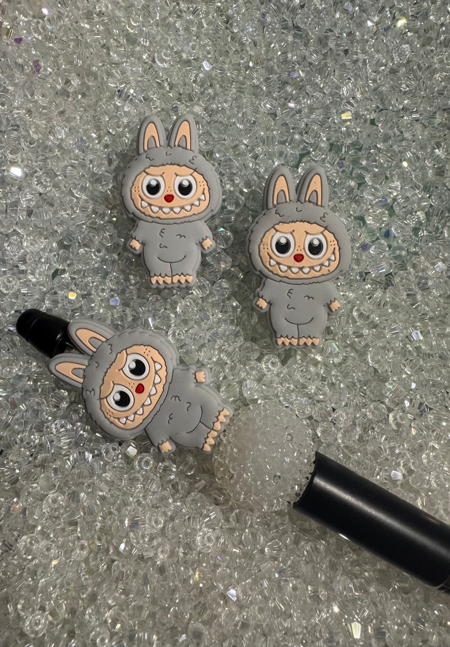 2D L@B Silicone Beads -2Pc pack
