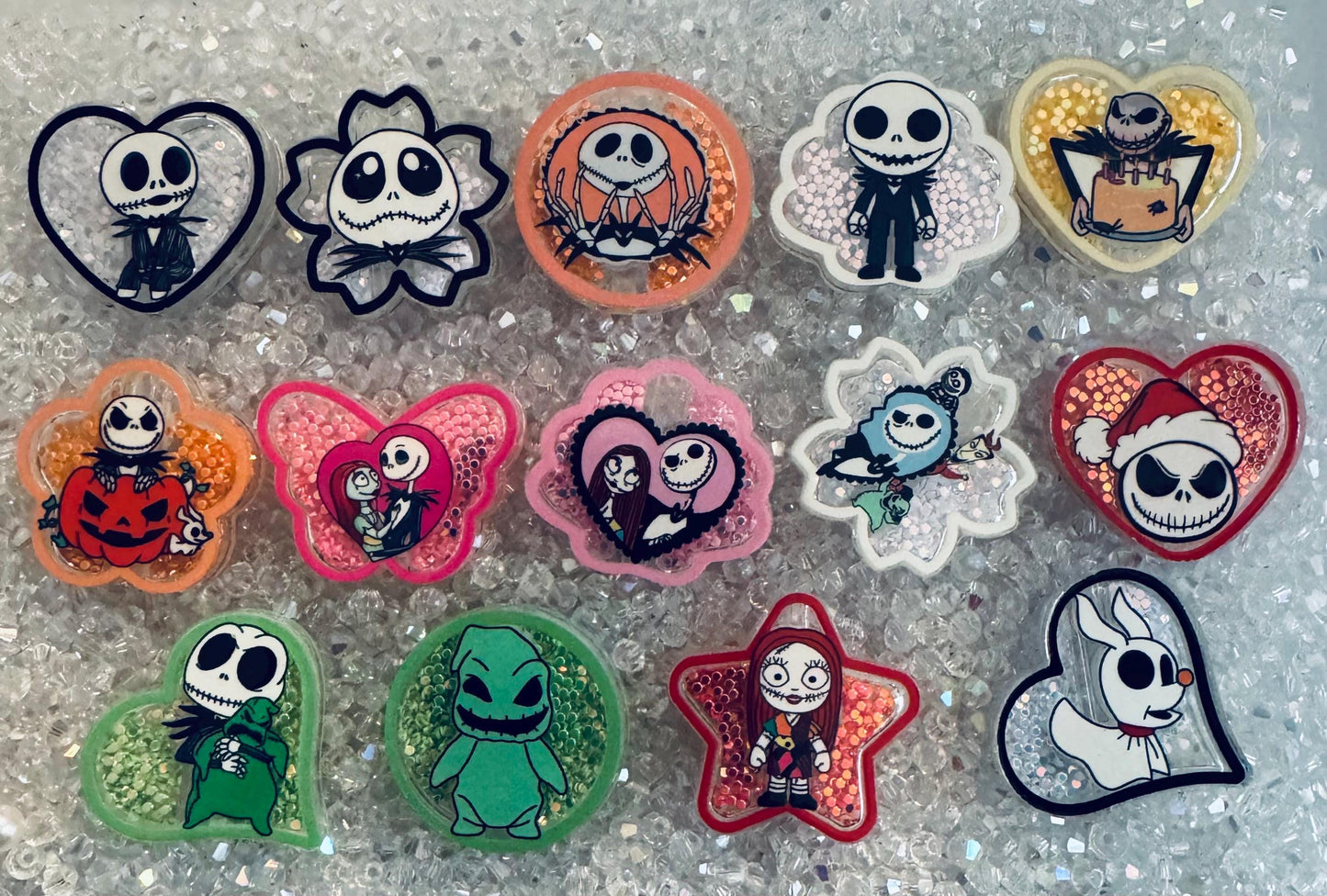Acrylic Shaker Focal beads | Strawberry, Poke, Jack, Alien, cars, different Themes Beads -DIY For pens -  Random Mix - 3pcs