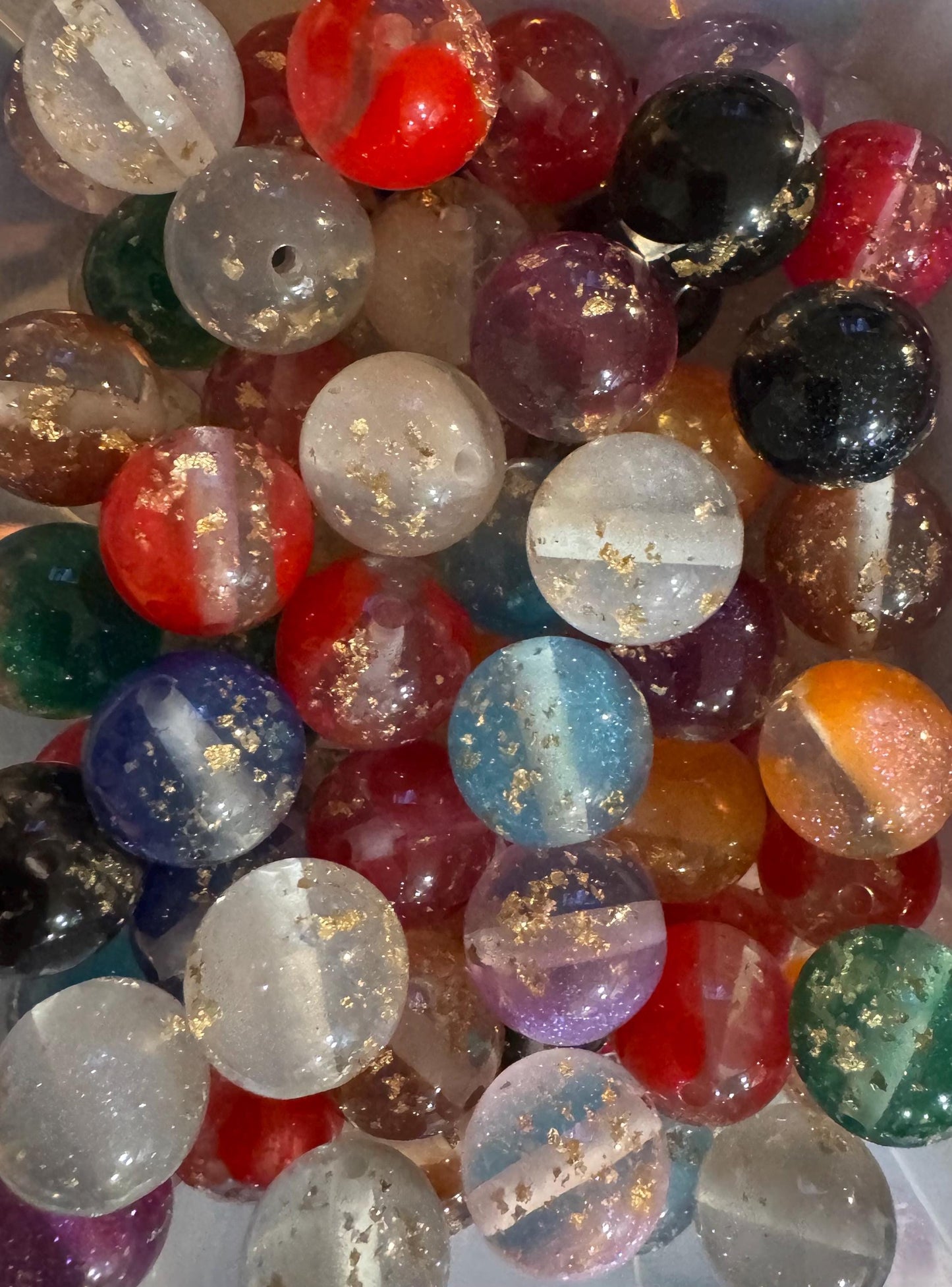 16MM Acrylic Beads Mixes  for Pens & Keychains -15pc mix